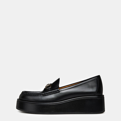 Horsebit Wedge Loafers