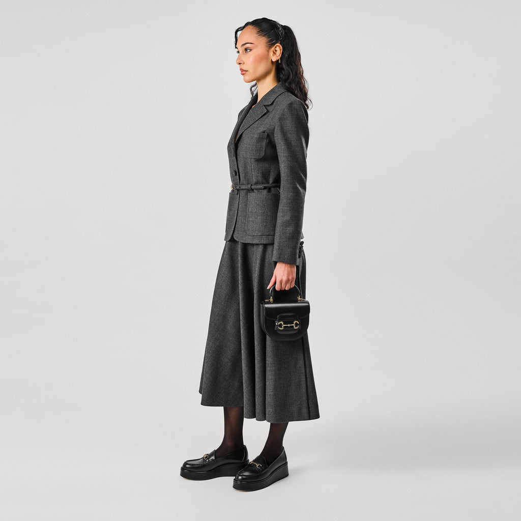 Horsebit Wedge Loafers