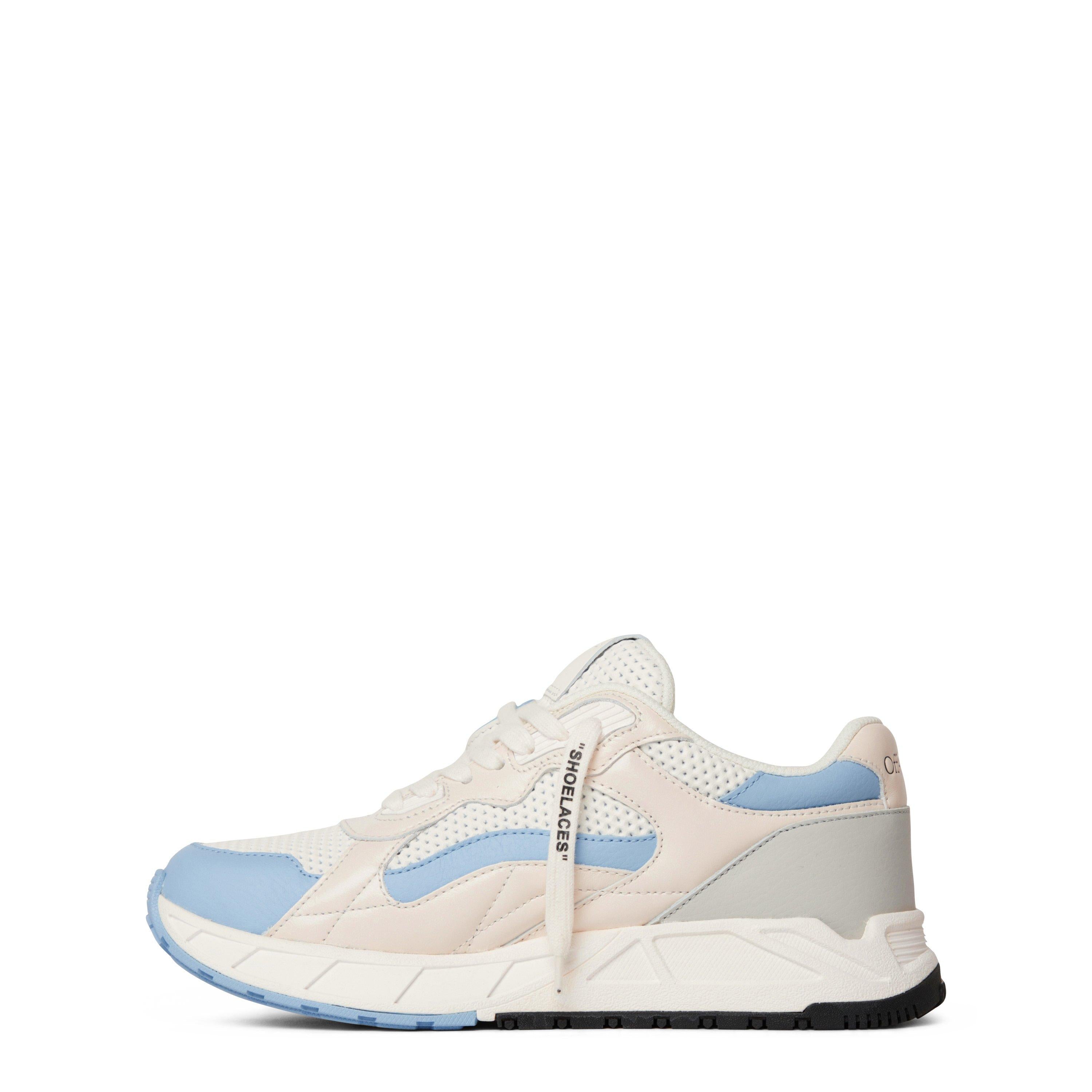 Women's Runner B Low Luxurious Leather and Mesh Trainers