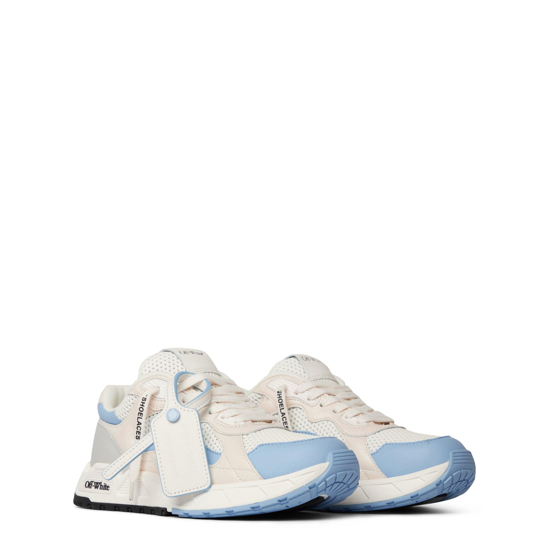 Women's Runner B Low Luxurious Leather and Mesh Trainers