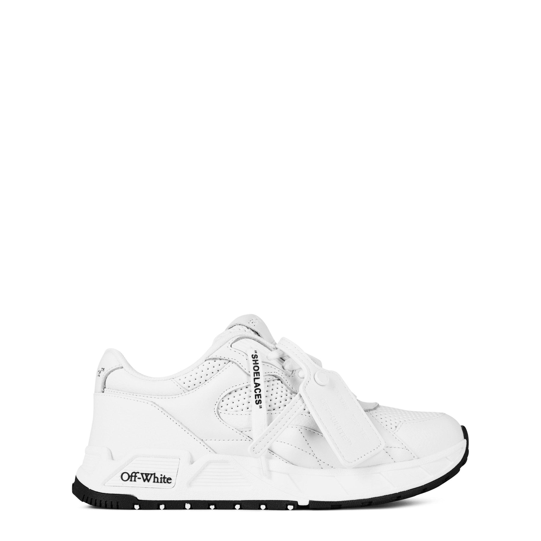 Women's Runner B Low Luxurious Leather and Mesh Trainers