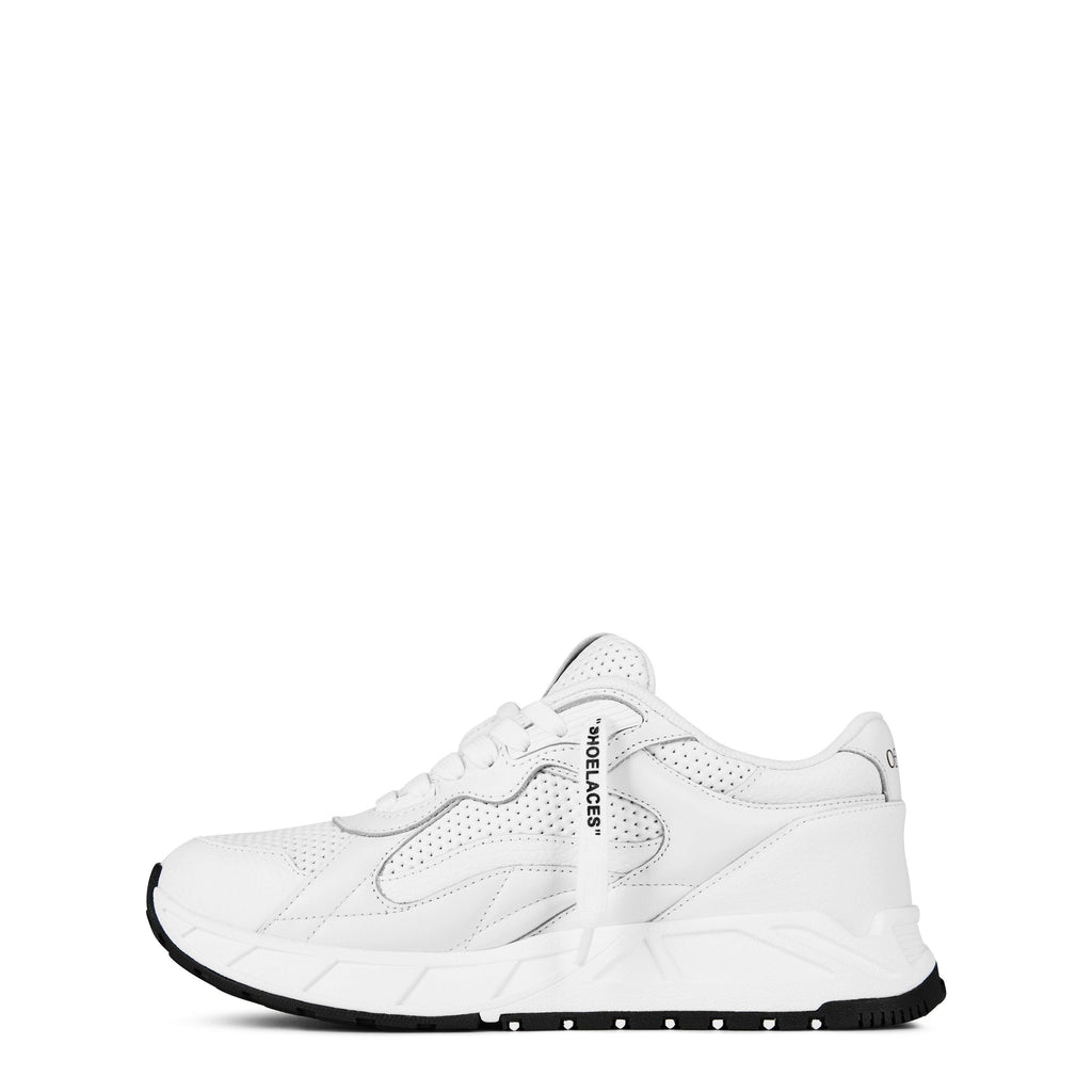 Women's Runner B Low Luxurious Leather and Mesh Trainers