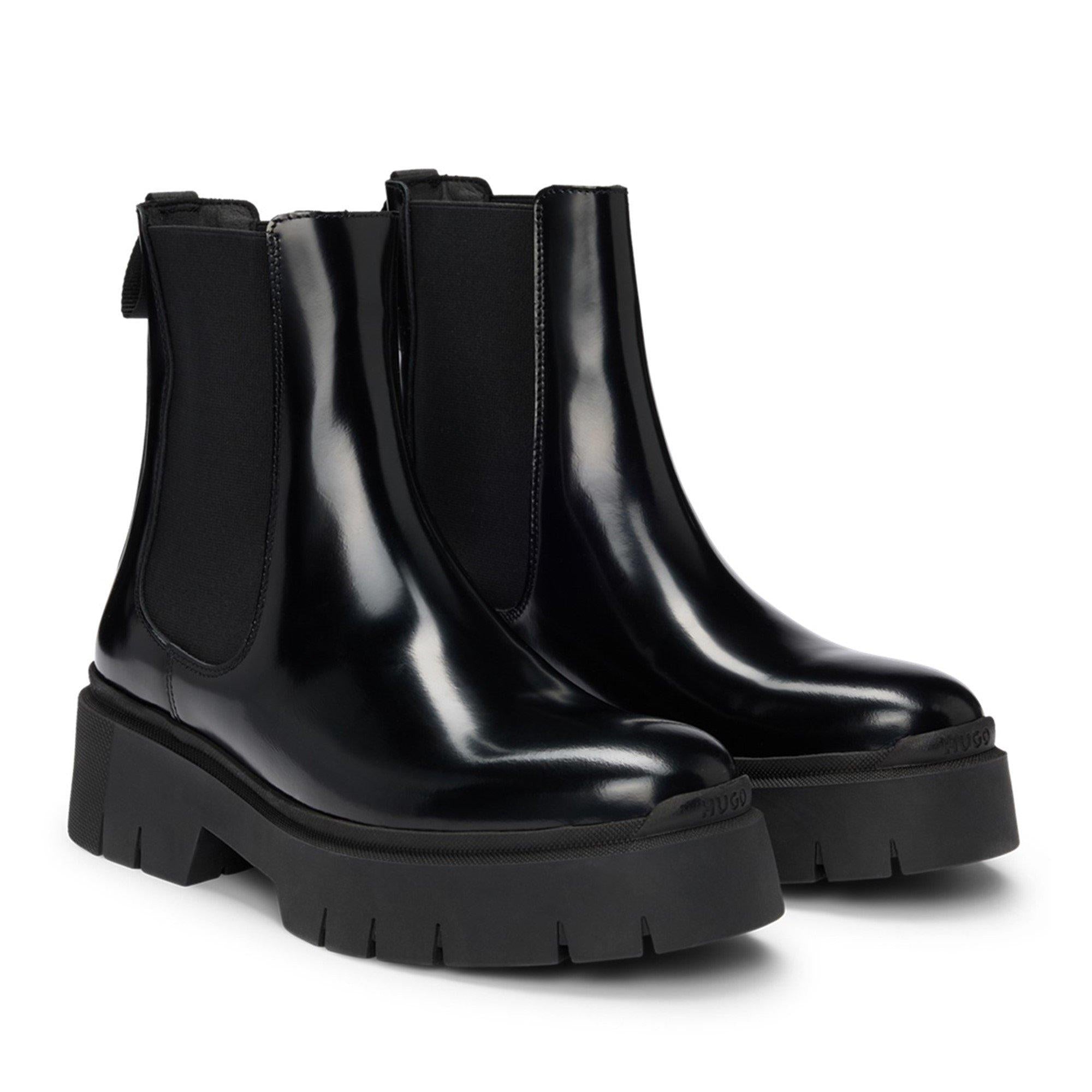 Block Heel Chelsea Boots
