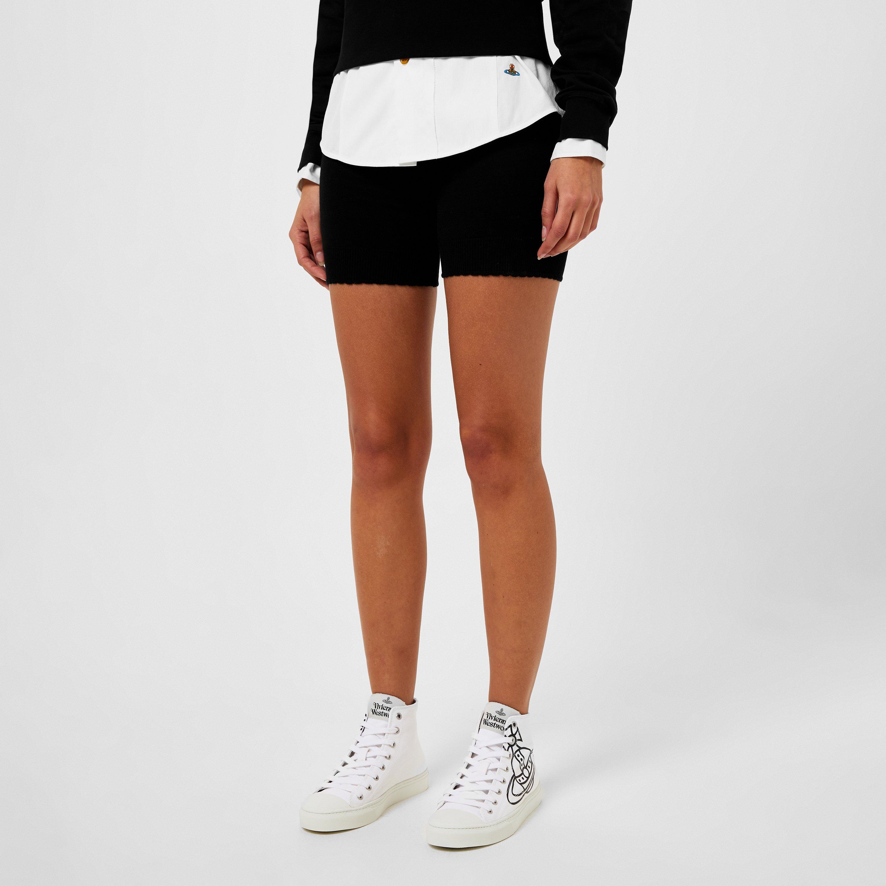 Thin Orb Motif Cotton High Top Trainers