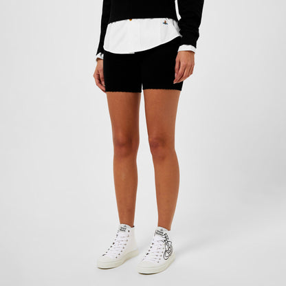 Thin Orb Motif Cotton High Top Trainers