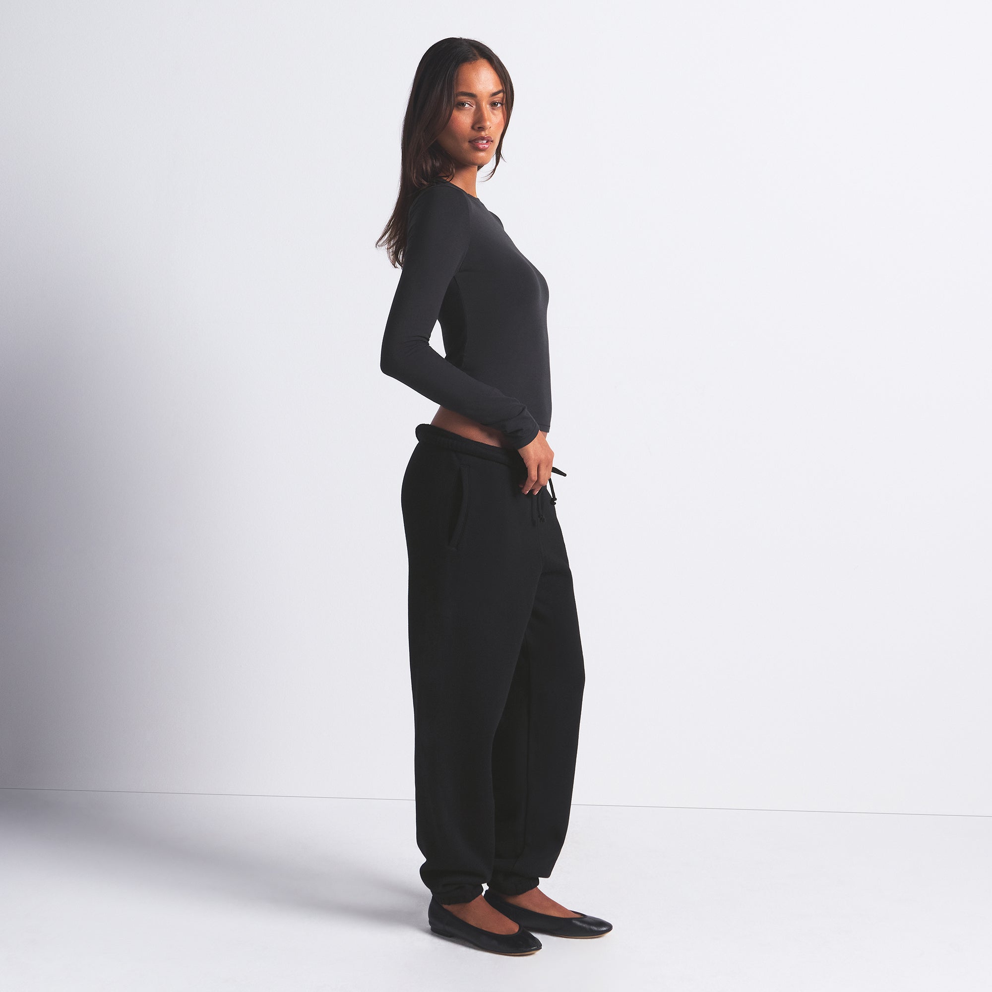Cotton Jersey Long Sleeve T-shirt