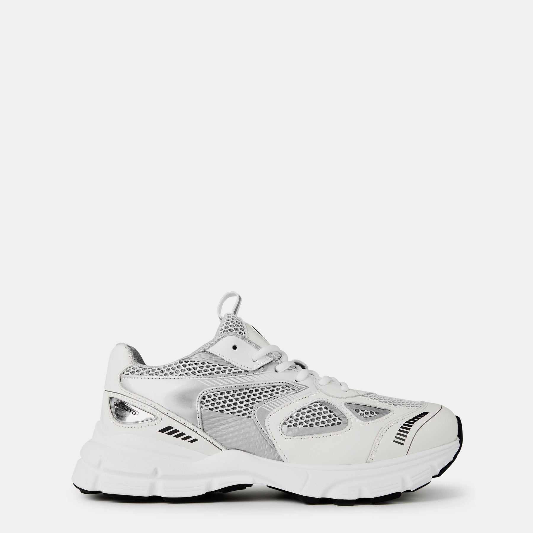 Women's Marathon Leather And Mesh Trainers