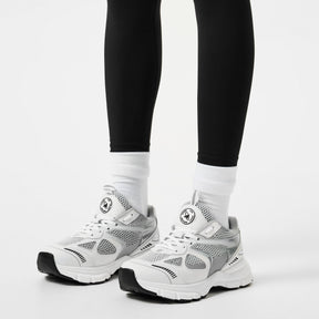 Women's Marathon Leather And Mesh Trainers