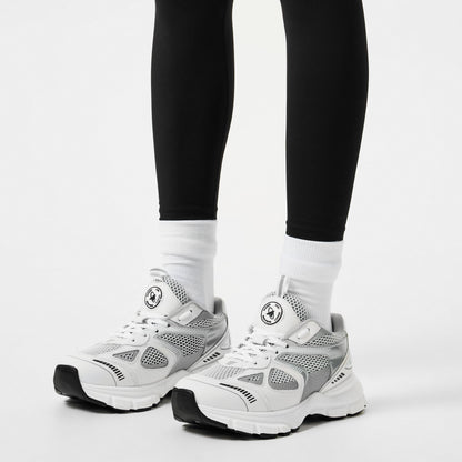 Marathon Leather And Mesh Trainers