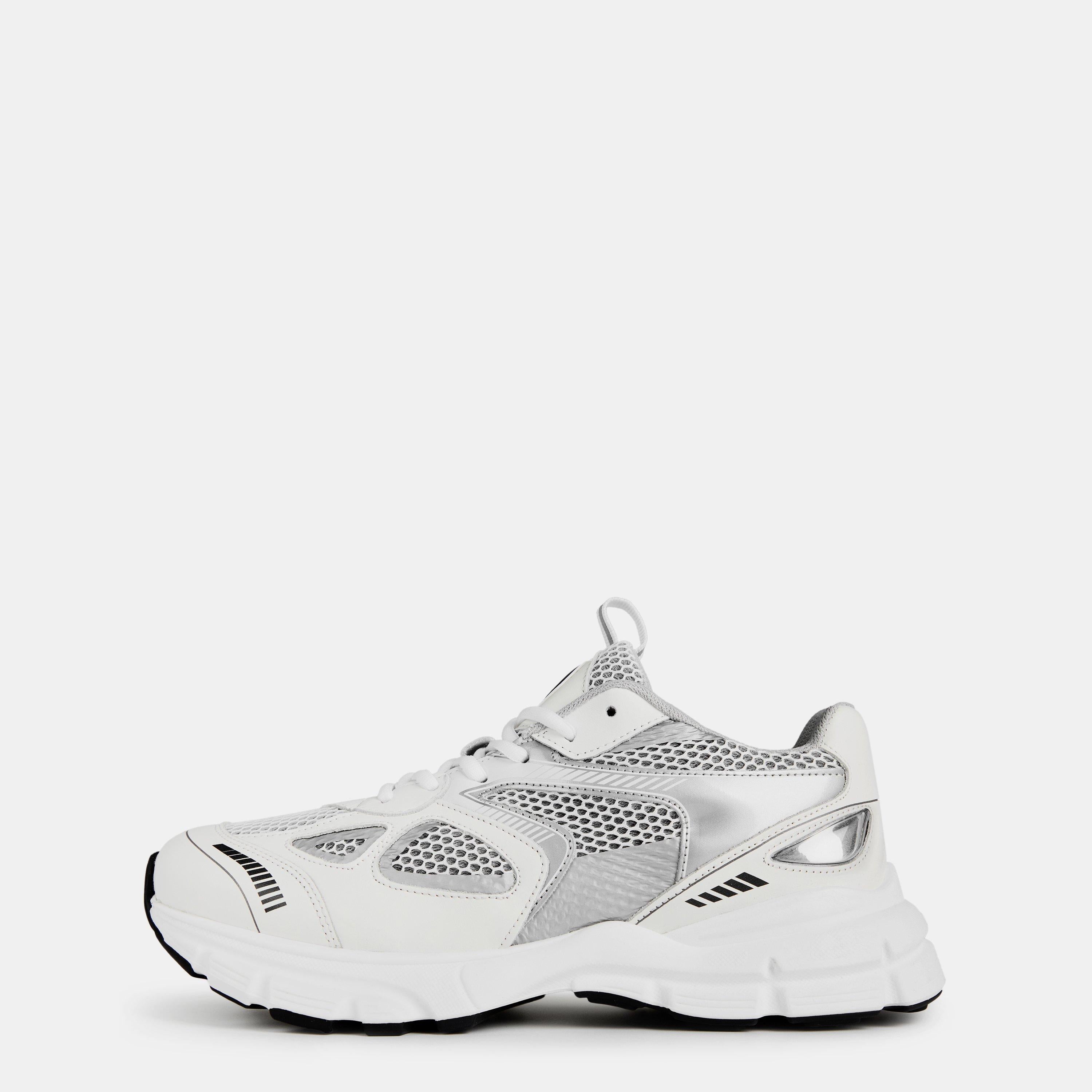 Marathon Leather And Mesh Trainers