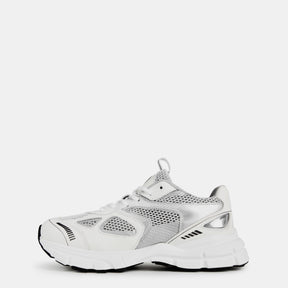 Women's Marathon Leather And Mesh Trainers