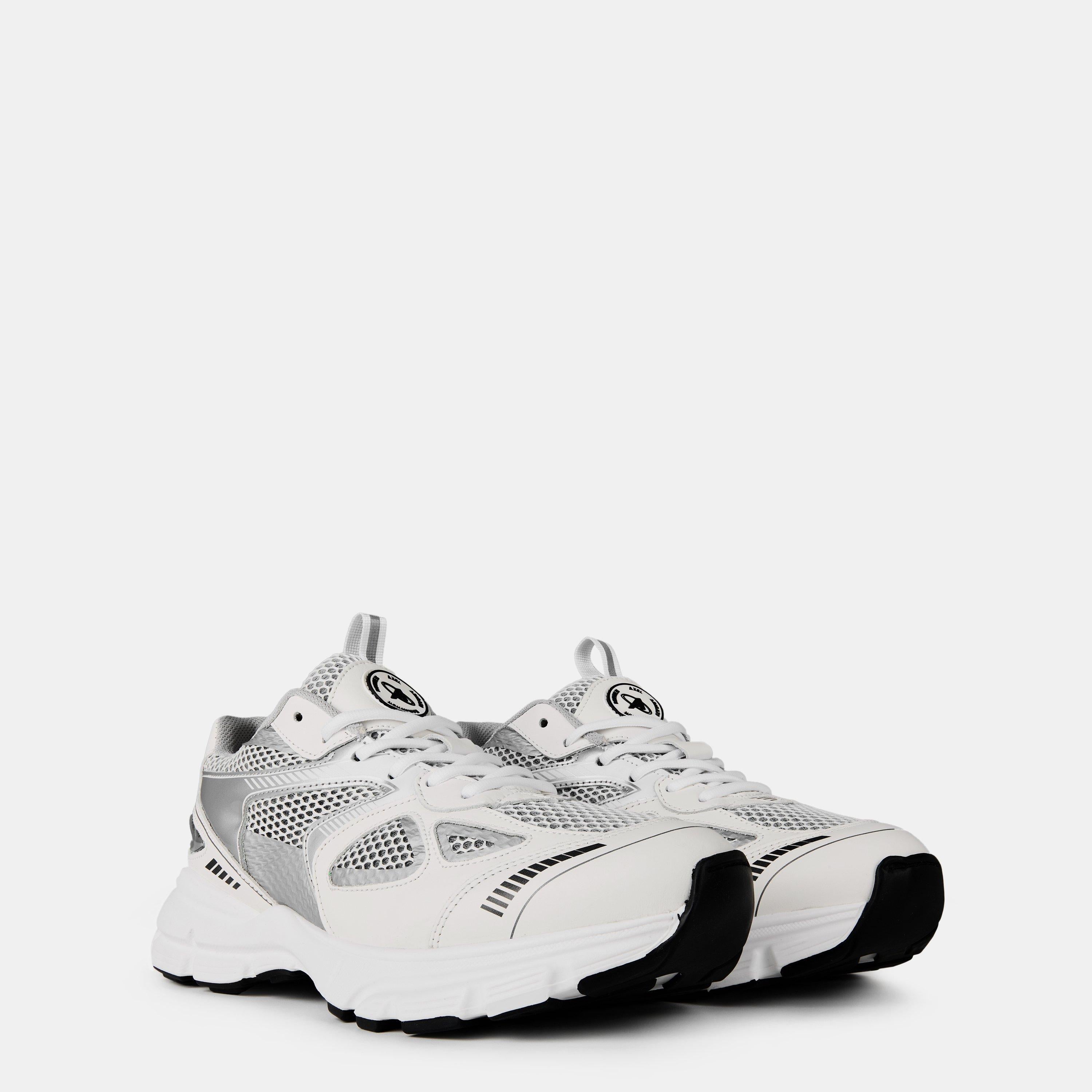 Marathon Leather And Mesh Trainers