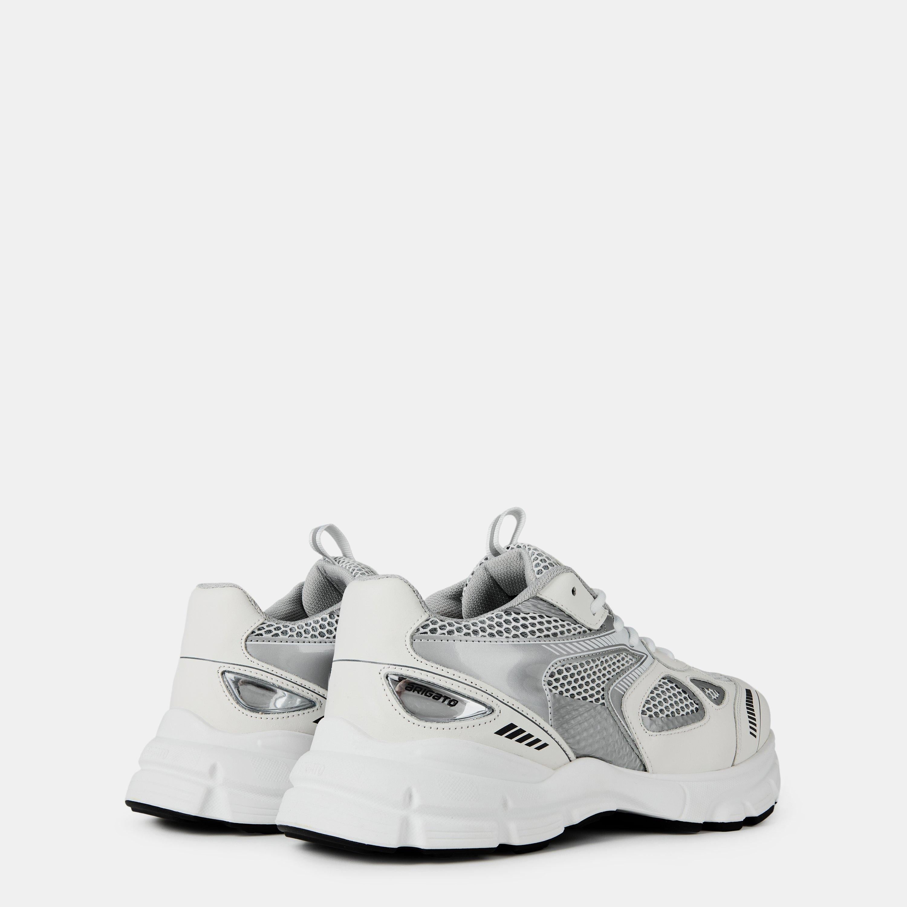 Marathon Leather And Mesh Trainers