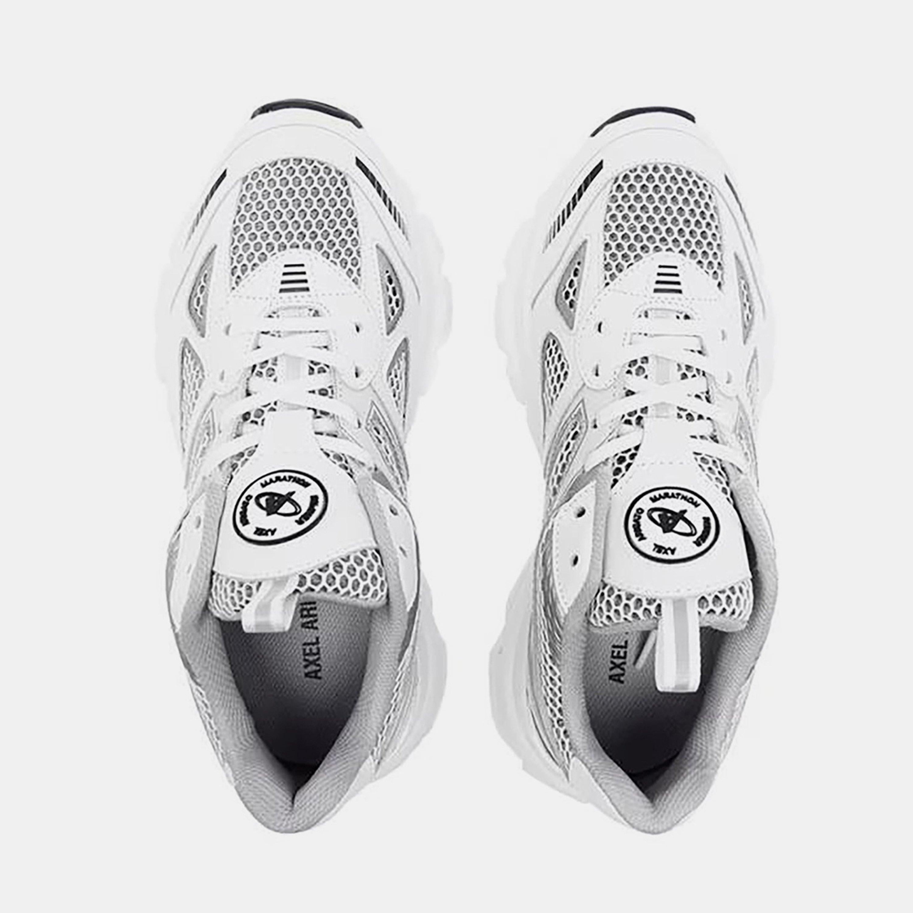 Marathon Leather And Mesh Trainers