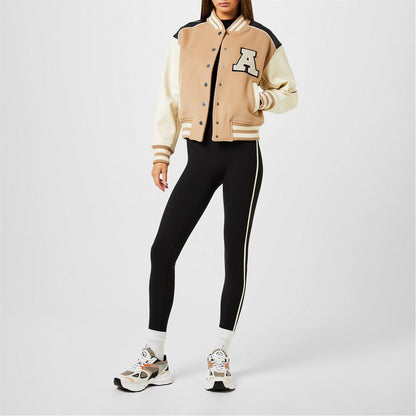 Marathon Leather And Mesh Trainers