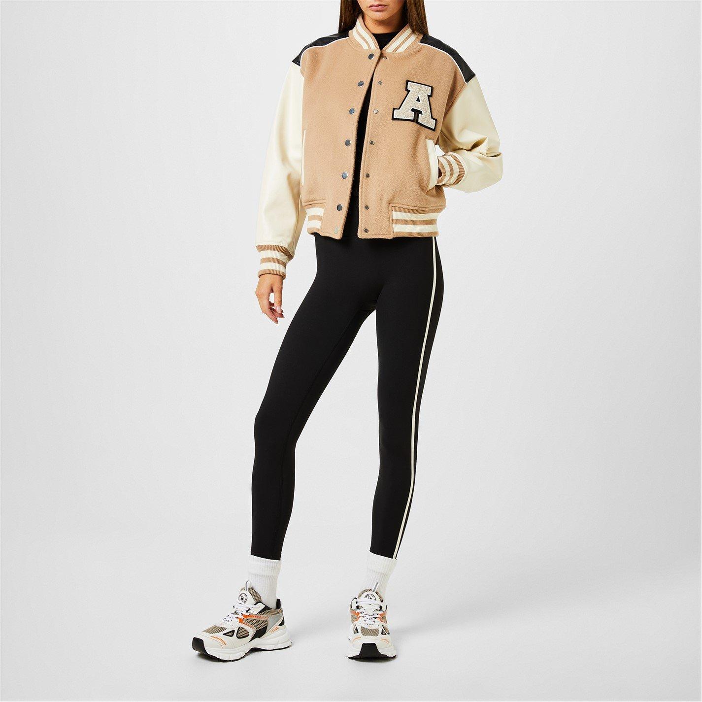 Women's Marathon Leather And Mesh Trainers