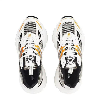 Marathon Leather And Mesh Trainers