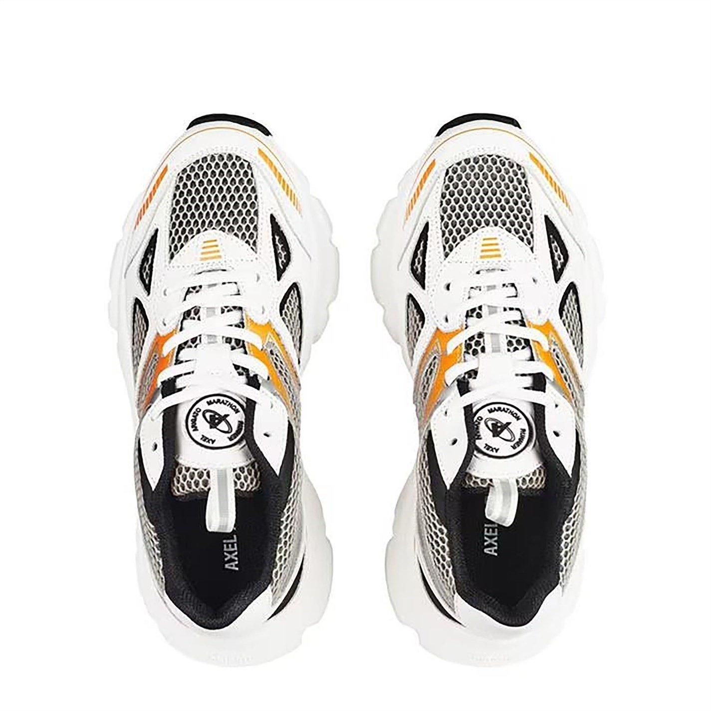 Women's Marathon Leather And Mesh Trainers