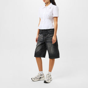 Women's Marathon Leather And Mesh Trainers