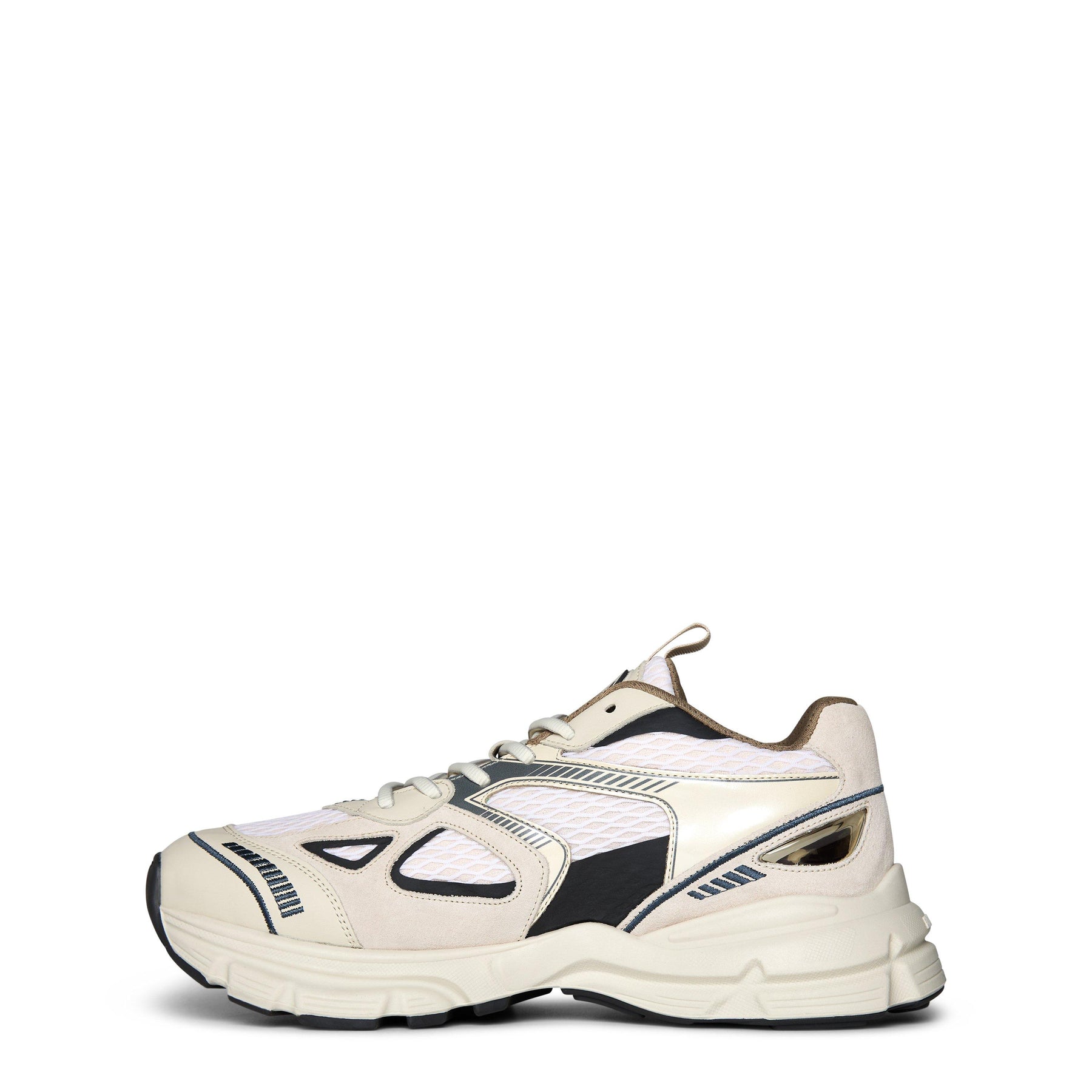 Women's Marathon Leather And Mesh Trainers
