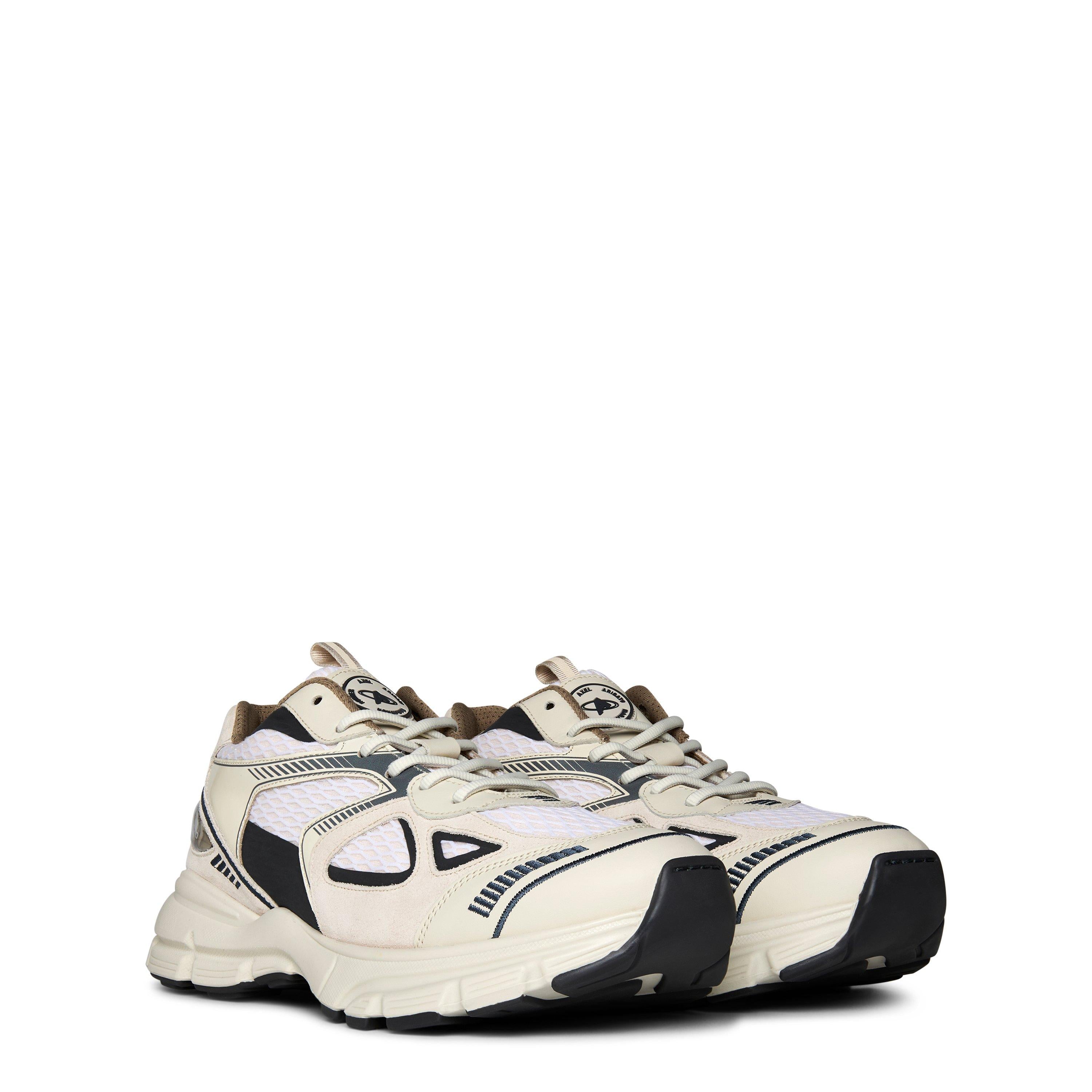 Marathon Leather And Mesh Trainers
