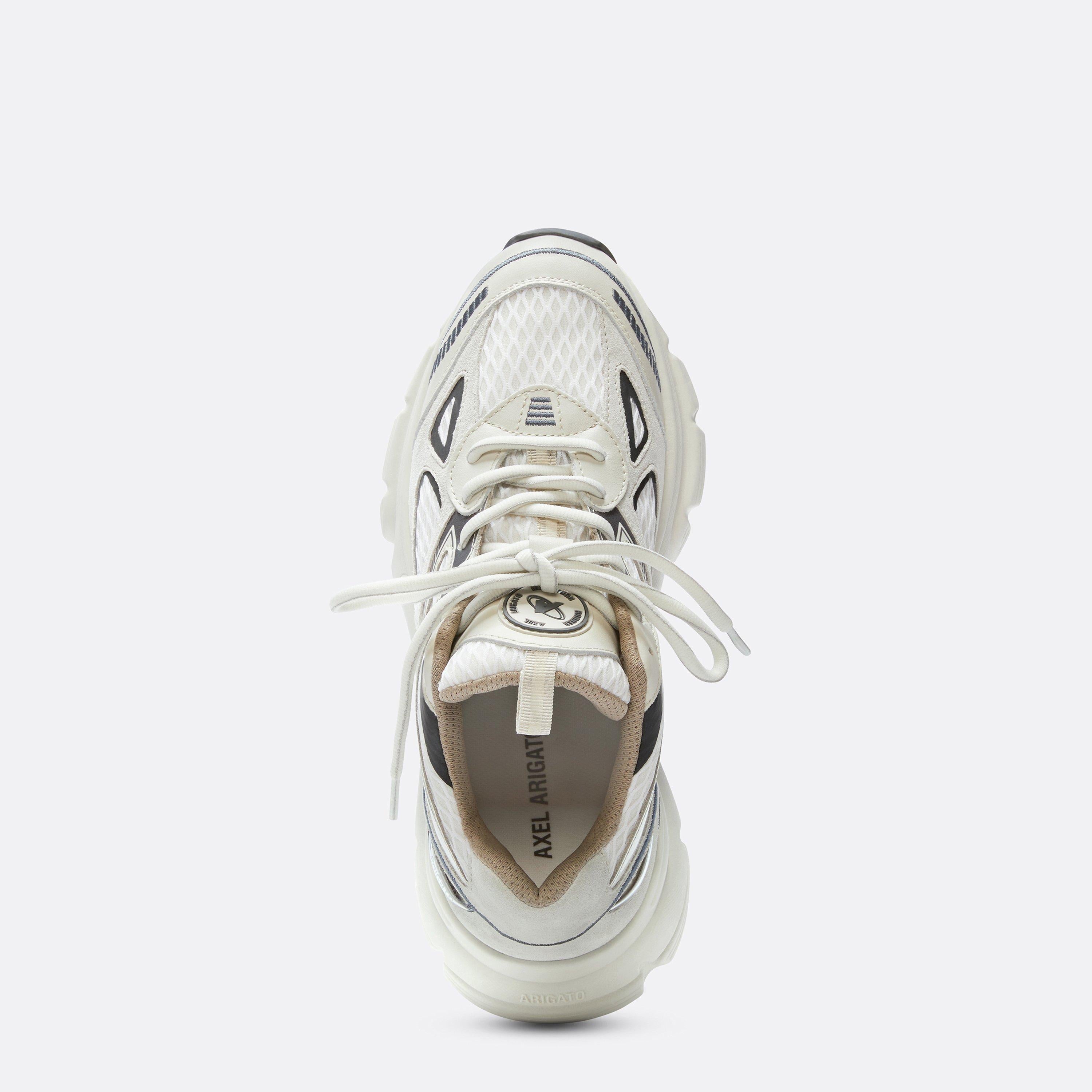 Marathon Leather And Mesh Trainers