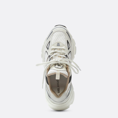Marathon Leather And Mesh Trainers