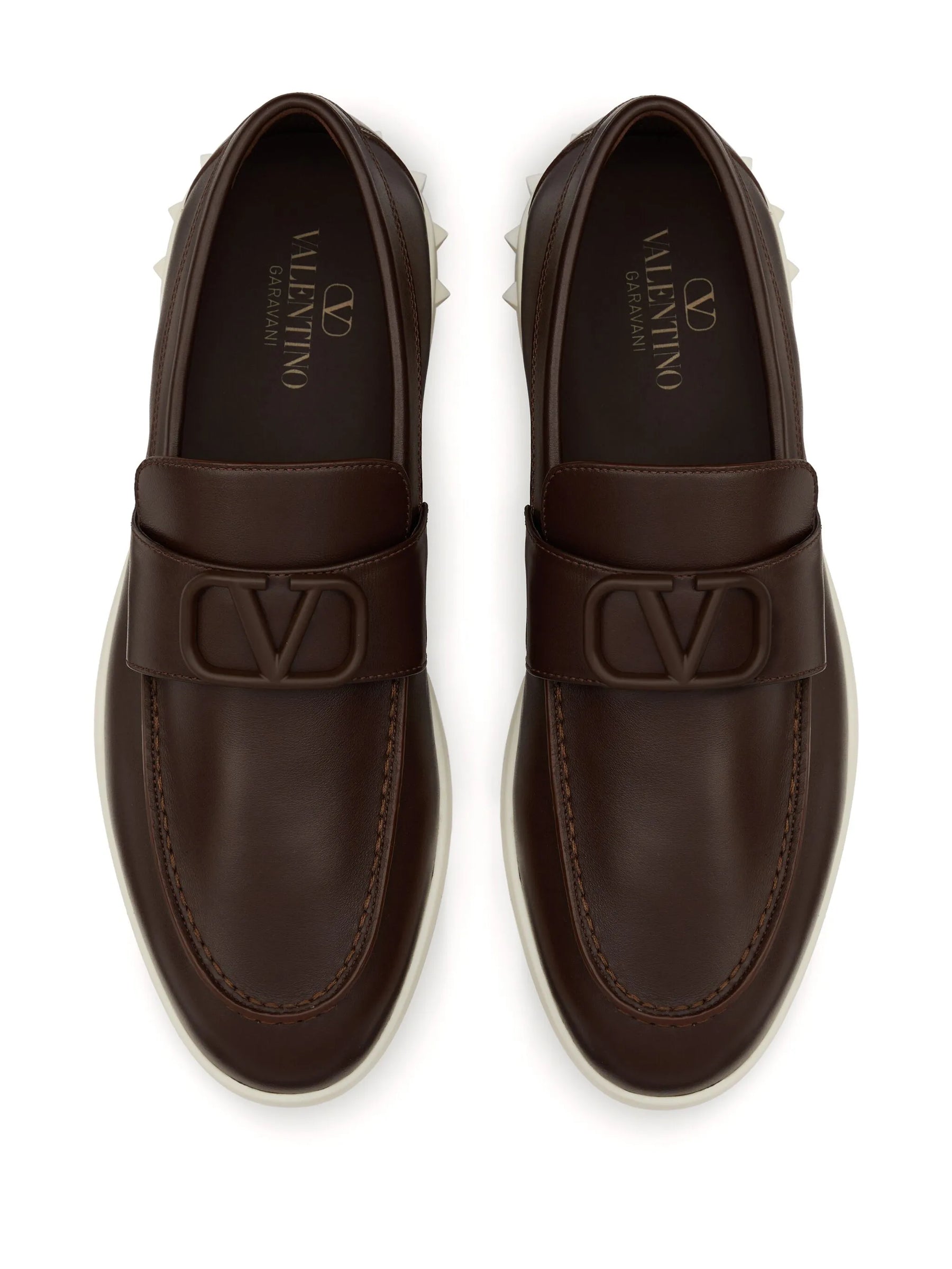 Valentino Garavani Leisure Flows Leather Loafers