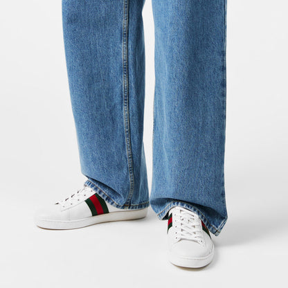 Ace Bee Leather Low-Top Trainers