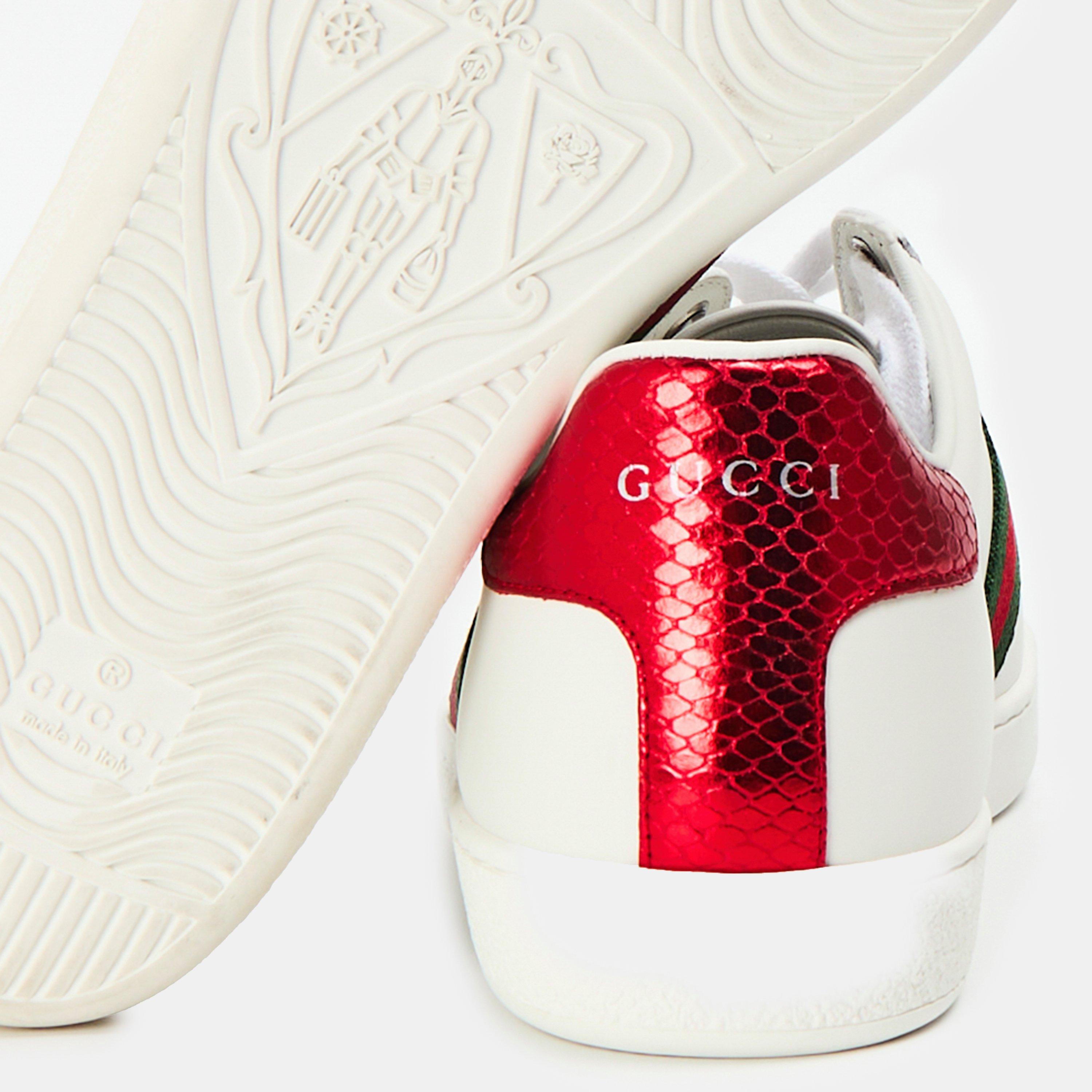 Ace Bee Leather Low-Top Trainers
