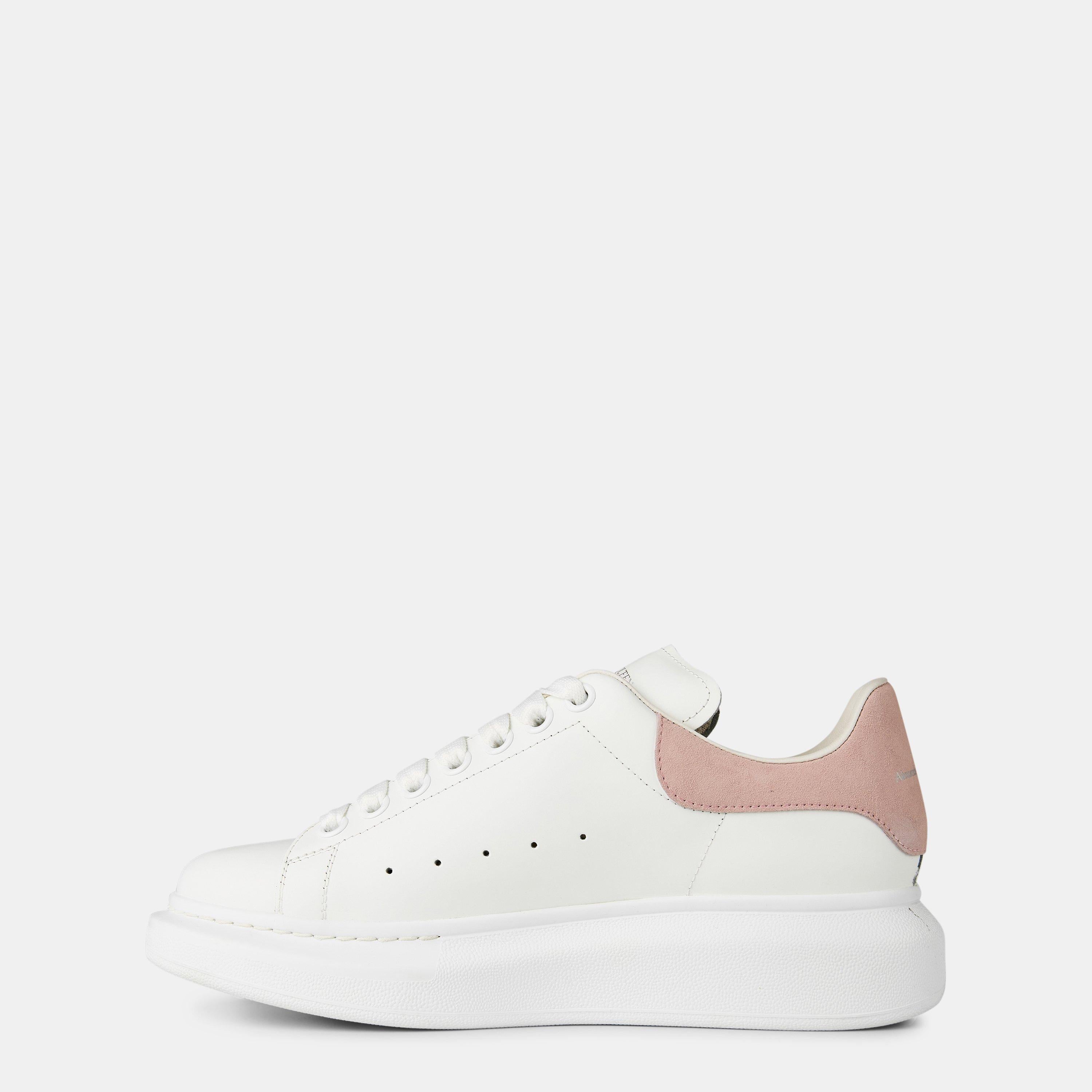 Logo Print Leather Oversized Trainers