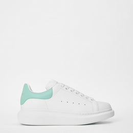 Logo Print Leather Oversized Trainers