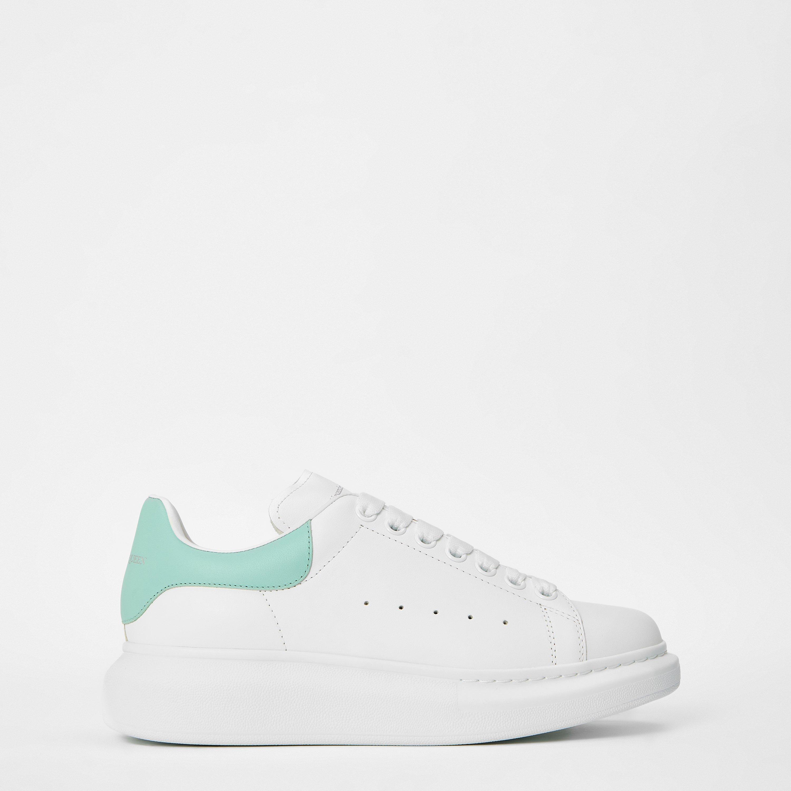 Logo Print Leather Oversized Trainers