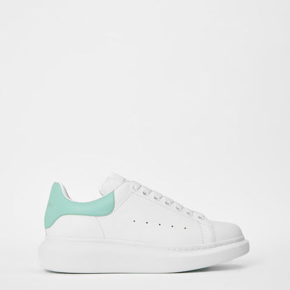 Logo Print Leather Oversized Trainers