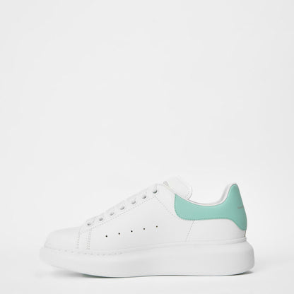 Logo Print Leather Oversized Trainers