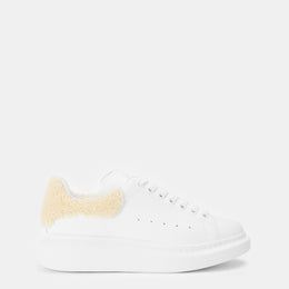 Logo Print Leather Oversized Trainers