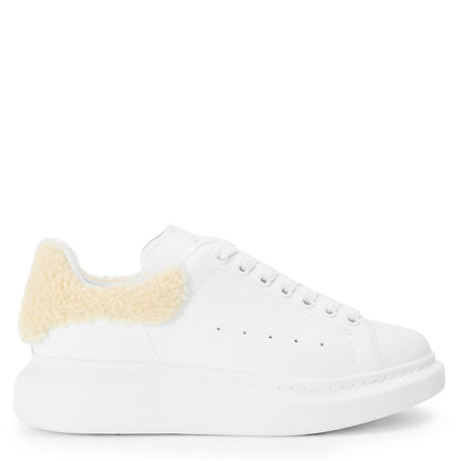Logo Print Leather Oversized Trainers