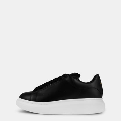 Logo Print Leather Oversized Trainers
