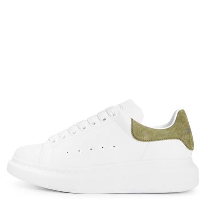 Logo Print Leather Oversized Trainers