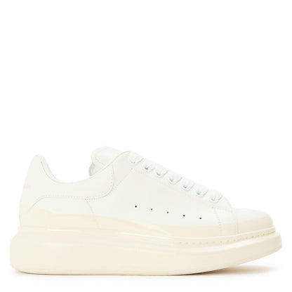 Logo Print Leather Oversized Trainers