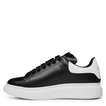 Logo Print Leather Oversized Trainers