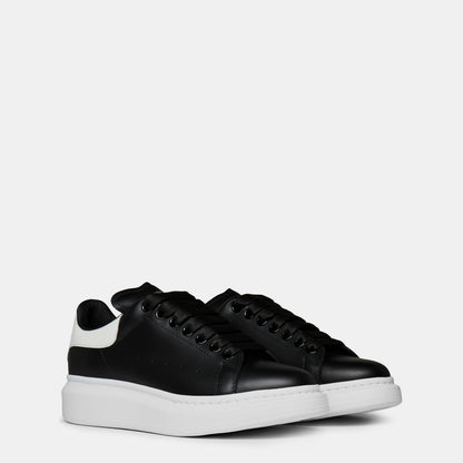 Logo Print Leather Oversized Trainers