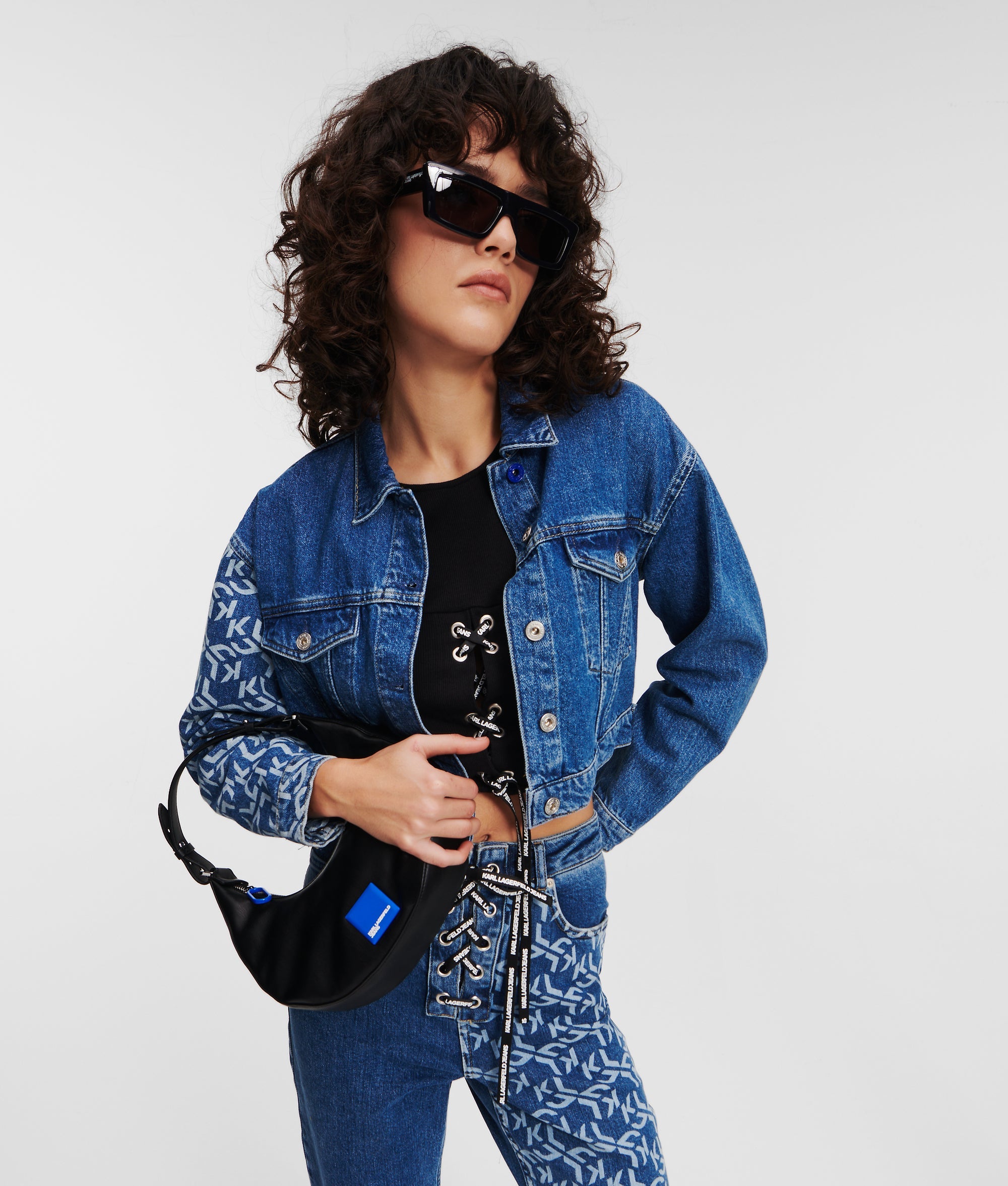 SMALL HALF-MOON SHOULDER BAG