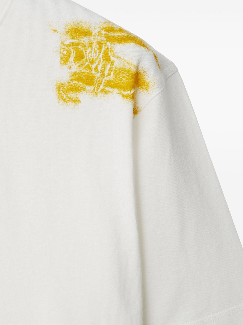 Burberry Graffiti Equestrian Knight T-Shirt in White