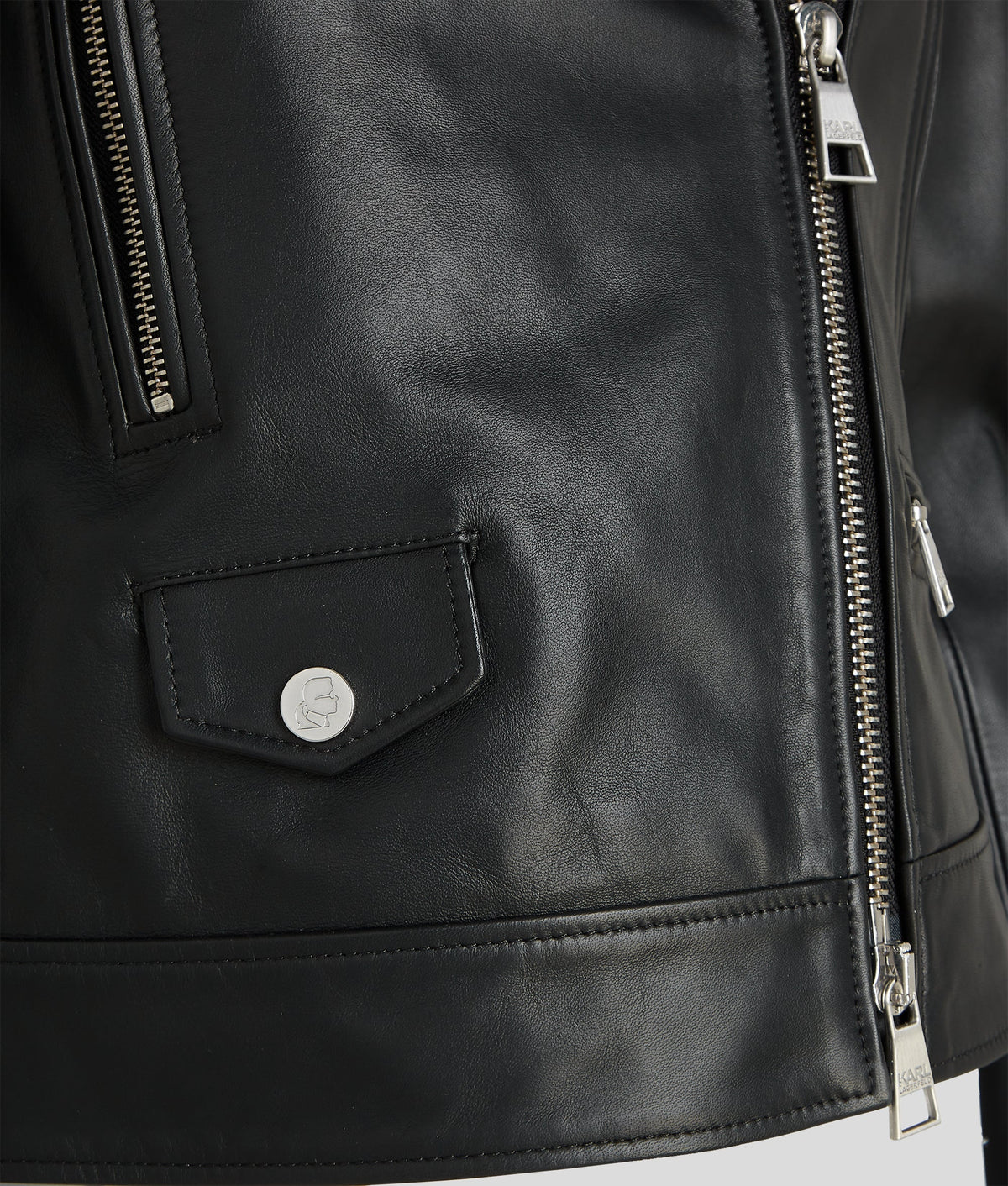LEATHER BIKER JACKET