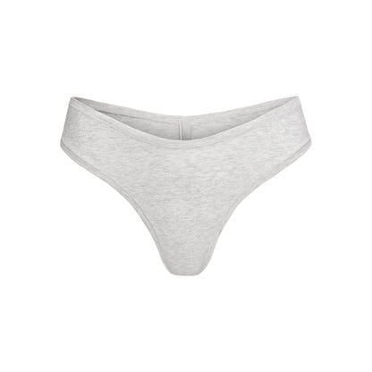 Cotton Jersey Dipped Thong