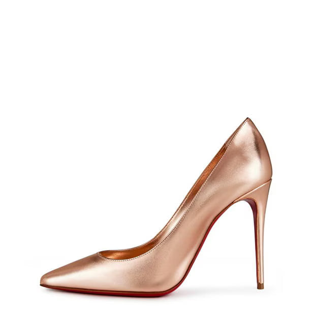 WOMEN'S KATE LEATHER PUMPS 100MM