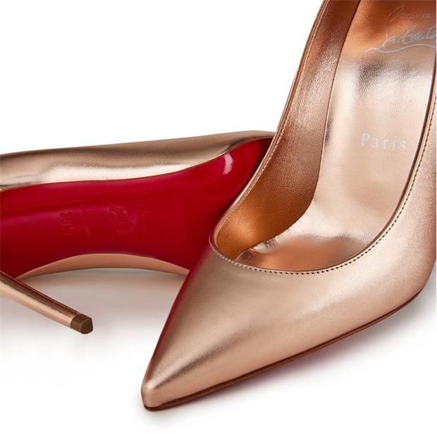 WOMEN'S KATE LEATHER PUMPS 100MM