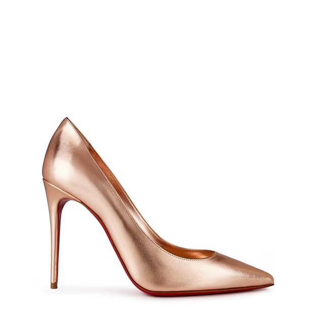 WOMEN'S KATE LEATHER PUMPS 100MM