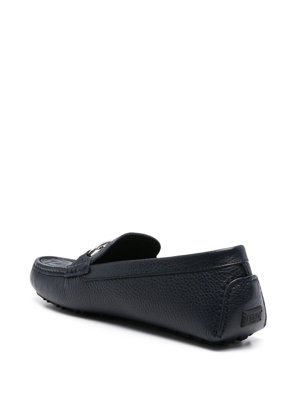 Fendi Monogram Driver Loafers – Black